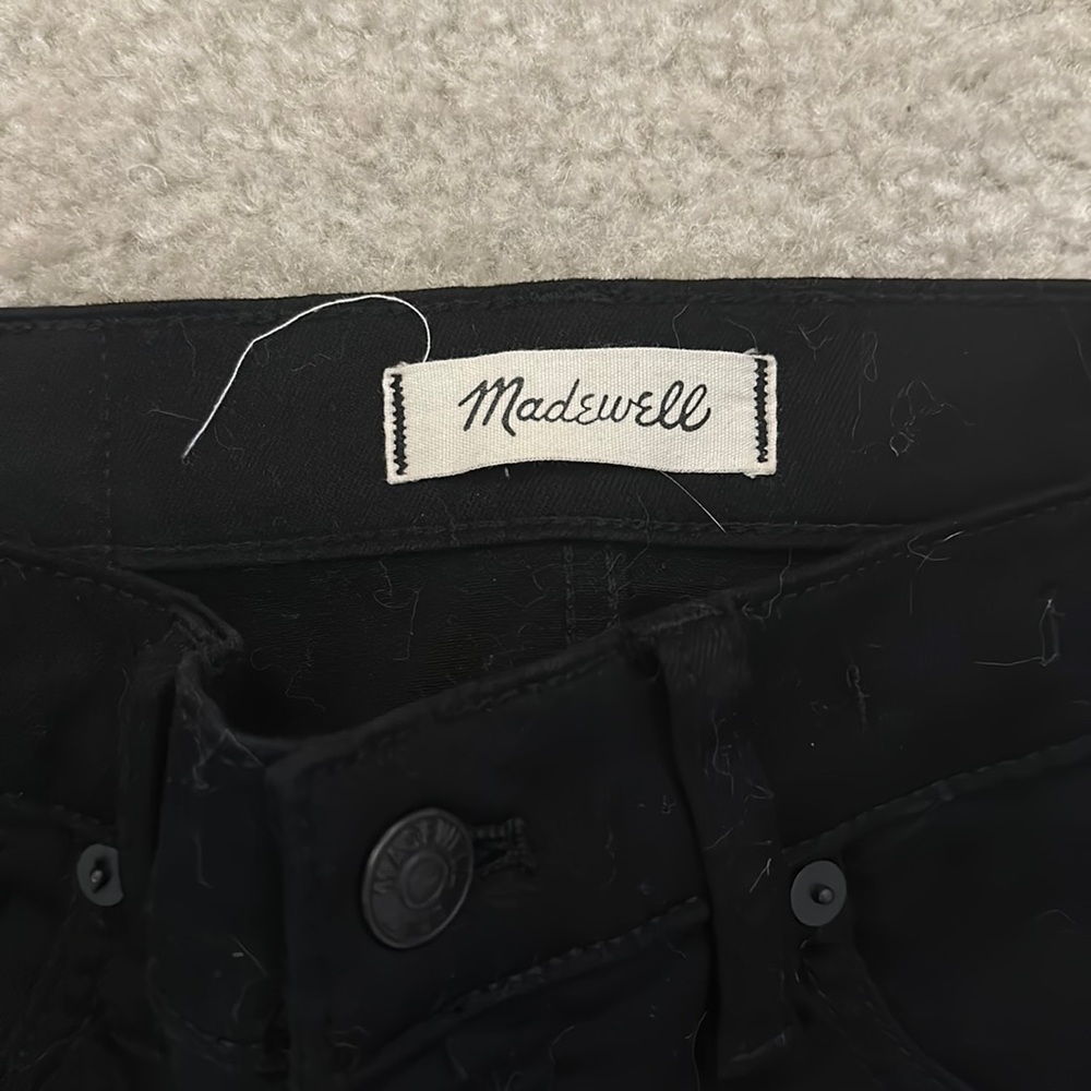 Black madewell skinny jeans